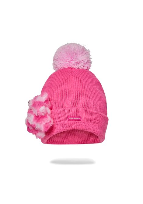 PINK BEAR PUFF BEANIE SPRAYGROUND | BERRETTI/CAPPELLI/SCIARPE | 910HW424NSZ-